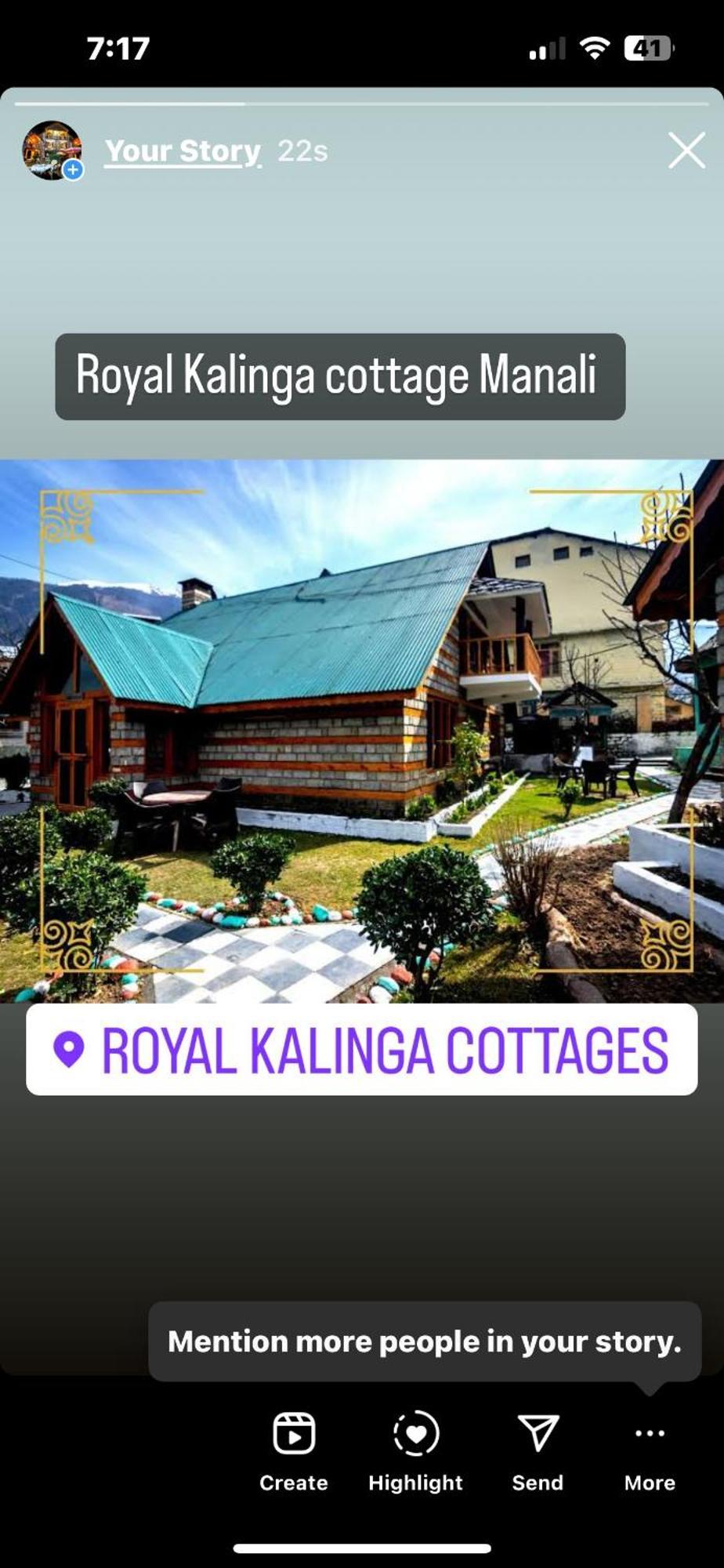 Royal Kalinga Cottages Manāli Dış mekan fotoğraf
